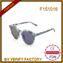 F151016 Personalizados ronda las gafas de sol para hombre